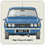 Rover P6 2000TC 1966-70 Coaster 2
